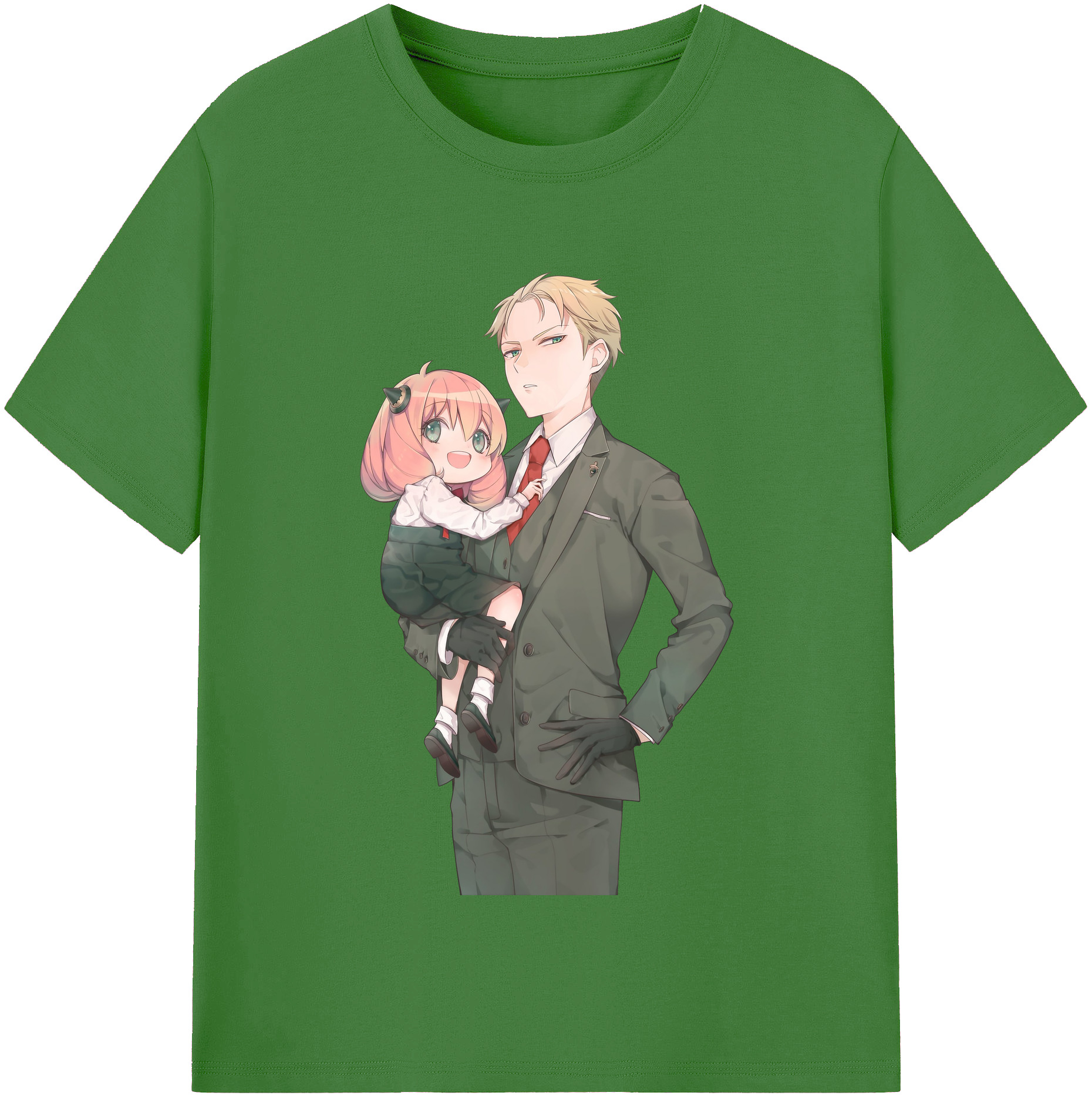 （画像用） SPY×FAMILY间谍家家酒 レディースカジュアルプリントTシャツ（綿100％）